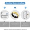RingConn Gen 2, World’s First Smart Ring with Sleep Apnea Monitoring, No APP Subscription, 12-Day Battery Life, Stress/Heart Rate/Women's Health Tracker, Android & iOS Compatible (Gold, Size 10) - Image 2