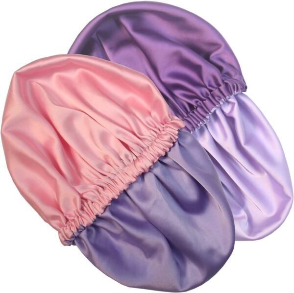 AKISS Baby Infant Newborn Toddler Satin Silk Hair Bonnet Cap for Sleeping 0-3 0-6 3-6 6-12 Months 1-2 1-3 Years - Image 5