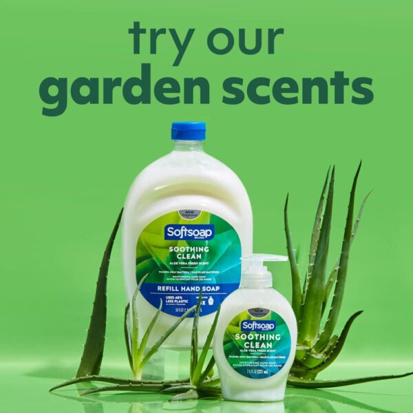 Softsoap Moisturizing Liquid Hand Soap, Soothing Clean Aloe Vera - 7.5 Fl Oz (Pack of 6) - Image 13