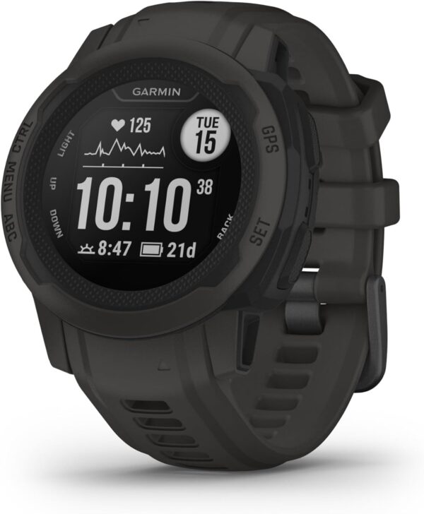 Garmin Instinct 2S, Smaller-Sized GPS Outdoor Watch, Multi-GNSS Support, Tracback Routing, Graphite, 40 MM - Image 3