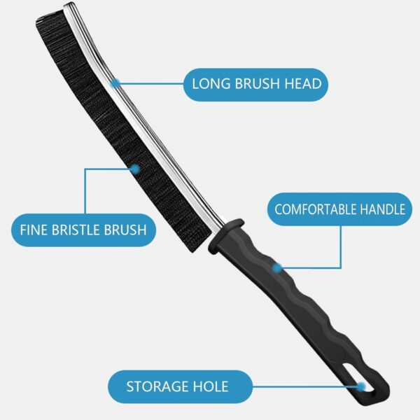 Crevice Cleaning Brush,New Multifunctional Cleaning Brush Tool, Bathroom Gap Brush, Home, Kitchen, Bathroom, Window, Vehicle, Faucets, Toilet,6Pcs - Image 6