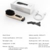 Portable Hot Brush Hair Straightener, 6400mAh USB Rechargeable Mini Hair Straightening Brush for Traveling, Cordless Hair Comb High Level Negative Ions, Intelligent Thermal Sensor - Image 8