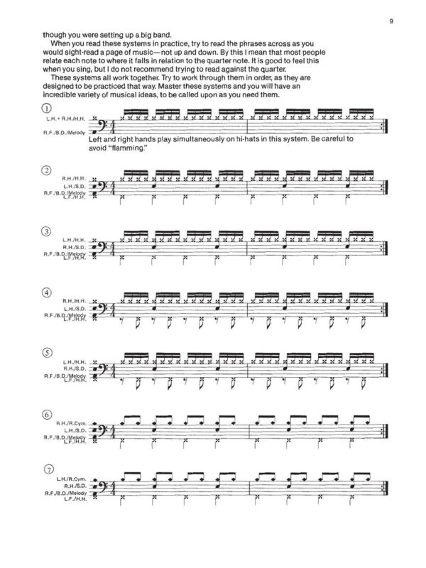 The New Breed: Systems for the Development of Your Own Creativity (Book/Online Audio) - Drum Book with Instruction - Percussion Book for Skills Development - Image 8