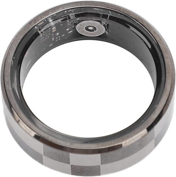 Smart Ring Health Tracker, Aluminum Alloy Wearable Sleep Tracking Step Counting Ring with Charging Case for Accurate Health Data (11) - Image 2