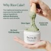 Korean Rice Mochi Face Cleanser - Face Mask, Foaming Cleanser, Gentle Scrub All in One - Deep Cleansing, Moisturizing, Pore Minimizing, Removing Blackhead- with Rice Water & Green Tea, Mugwort - Image 8