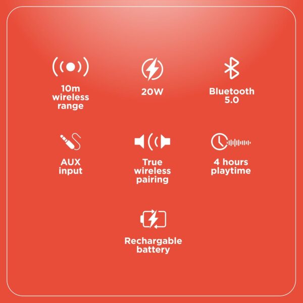 RadioShack True Wireless Outdoor Speaker, Black, 20W - Image 2