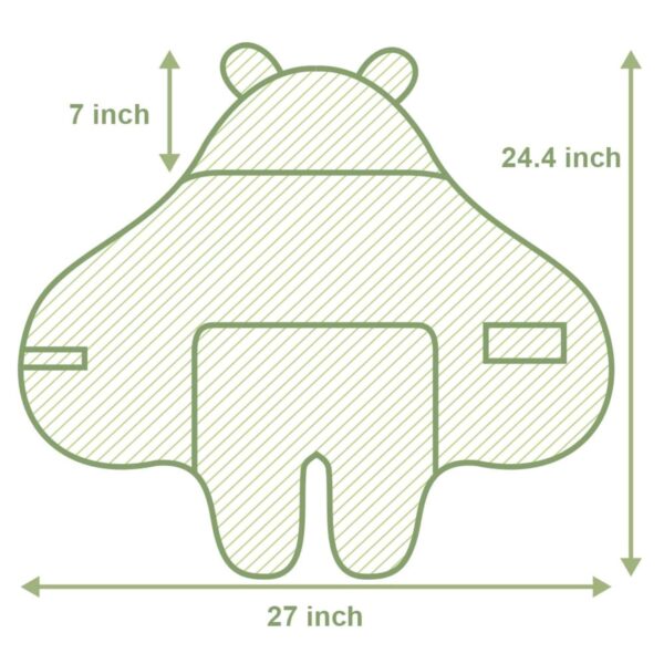XMWEALTHY Cute Baby Items Newborn Plush Nursery Swaddle Blankets Soft Infant Girls Clothes Dark Grey - Image 6