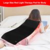 Red Light Therapy Pad Wearable 660nm & 850nm Infrared Light Therapy Mat Devices 31.5" x 11.8" Large Wrap Belt for Body Back Shoulders Waist Joint Muscle Pain Relief - Image 7