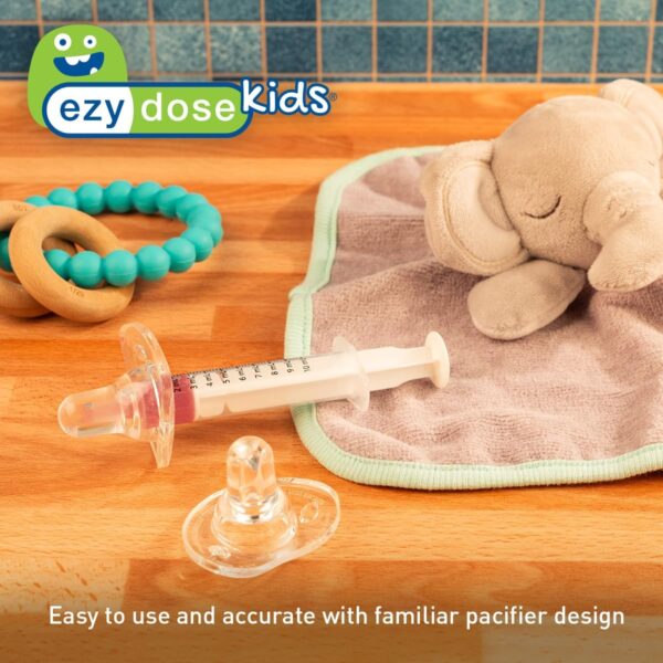 EZY DOSE Medicine Dispenser & Liquid Oral Syringe, Safe & Easy to Use, Precise Dosage for Distribution of Medication, Ideal for Liquids, Clear and Easy to Read Measurements, BPA-Free, Made in the USA - Image 2