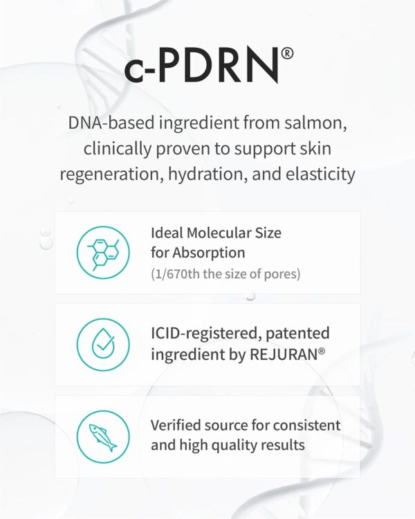REJURAN® Turnover Ampoule, c-PDRN® - Original PDRN Anti-Aging Face Serum for Firmness, Radiance, and Youthful Glow. Korean Skin Care, Clinically Developed (1.01 fl oz) - Image 5