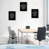 Motivational Never Give Up Canvas Wall Art, Inspiration Work Hard Persistence Quotes Reminder Decor Positive Affirmation Poster Success Wall Hanging Picture Leadership Gift for Home Office Workplace - Image 2