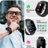 Smart Watch for Women Men- Answer/Make Call, 2025 IP68 Waterproof Fitness Step Sleep Tracker Watch with Monitor Activity Counter Smartwatch for Andriod iPhone iOS Samsung Compatible - Image 2