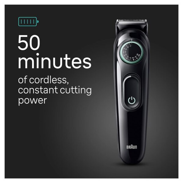 Braun All-In-One Style Kit Series 3 3450, 5-in-1 Trimmer for Men with Beard Trimmer, Ear & Nose Trimmer, Hair Clippers & More, Ultra-Sharp Blade, 40 Length Settings and Washable - Image 5