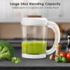 Large 4.5 Cup Baby Food Maker, 4-1 Steamer and Blender Food Processor for Homemade Organic Puree Smoothie Mash, Sterilize and Warm Function, 6 Pack Reusable Food Pouches, Baby Essentials - Image 3