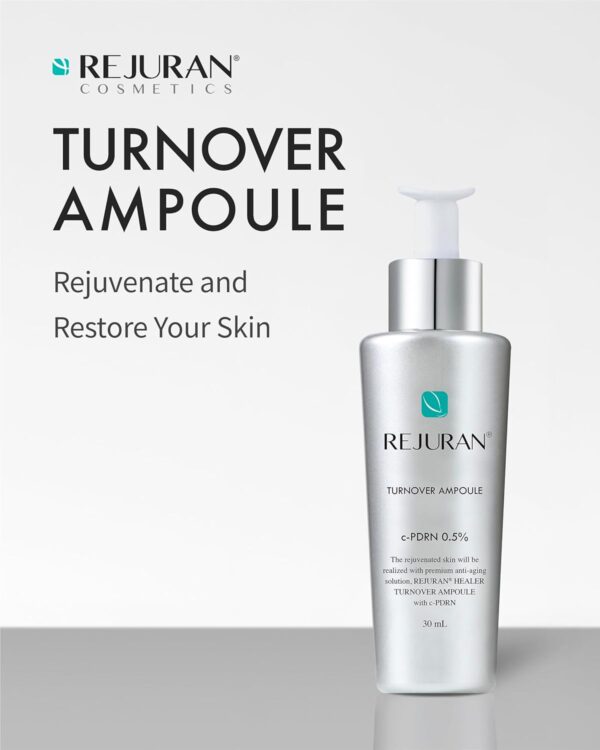REJURAN® Turnover Ampoule, c-PDRN® - Original PDRN Anti-Aging Face Serum for Firmness, Radiance, and Youthful Glow. Korean Skin Care, Clinically Developed (1.01 fl oz) - Image 2