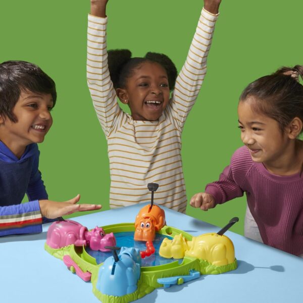 Hungry Hungry Hippos Game for Preschoolers | Instant Marble Relaunch, Easy Set-Up & Storage| Ages 4 and Up | 2 to 4 Players | Kids Games - Image 7