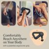 TheraGun Relief Quiet Deep Tissue Therapy Massage Gun - Bluetooth Enabled, Electric Percussion Massage Gun & Personal Massager for Pain in The Neck, Back, Leg, Shoulder and Foot (Relief - Black) - Image 5