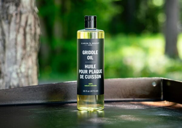 CARON & DOUCET Griddle Seasoning & Cleaning Oil | 100% Plant-Based & Food Grade | Best for Seasoning, Restoring, Curing and Care (16 oz) - Image 2