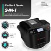 G1 Pro 2025 Version Automatic Card Shuffler and Dealer 2-in-1 for 12 Players, Ultra Quiet, Rechargeable, Remote Card Calling, for Board Games and Poker Games (Black) - Image 2