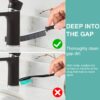 Crevice Cleaning Brush, Multifunctional Hard-Bristled Gap Scrub Brush, 2025 New Multifunctional Gap Cleaning Brush Tool, Dead Corners Brushes for Bathroom Kitchen Tiles Window Door Slots, 3pcs - Image 4