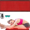 Red Light Therapy Pad Wearable 660nm & 850nm Infrared Light Therapy Mat Devices 31.5" x 11.8" Large Wrap Belt for Body Back Shoulders Waist Joint Muscle Pain Relief