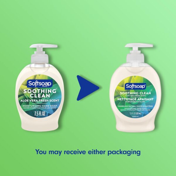 Softsoap Moisturizing Liquid Hand Soap, Soothing Clean Aloe Vera - 7.5 Fl Oz (Pack of 6) - Image 2