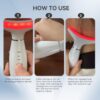 Neck Face Massager, 3-in-1 Portable Facial Massager, Face Sculpting Tool, at-Home Face Device for Skin Care(White) - Image 3