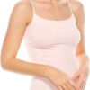 Kurve Women’s Seamless Camisole Tank Top – Stretch Spaghetti Strap Cami with UV Protective Fabric, UPF 50+ (Made in USA) - Image 2
