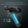 Opove Massage Gun Fascia Percussive Muscle Massager 14.5mm for Back Pain Relief Workout Recovery in Gym Home Office Daily Massage, Ergonomic for Effortless to Use, Apex Green - Image 5