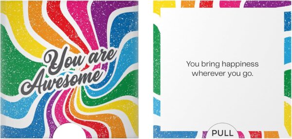 Dessie Awesome Mini Encouragement Cards - 40 Unique Cards w/Inspirational Messages, 2.5" x 2.5". Employee & Teacher Appreciation Gifts in Bulk - Image 5