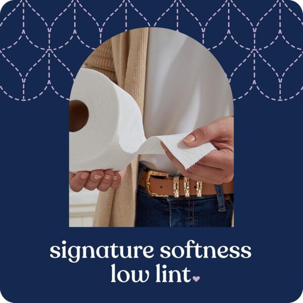 Quilted Northern Ultra Plush Toilet Paper, 6 Mega Rolls = 24 Regular Rolls, 3X Thicker*, 3 Ply Soft Toilet Tissue - Image 4