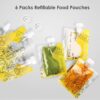 Large 4.5 Cup Baby Food Maker, 4-1 Steamer and Blender Food Processor for Homemade Organic Puree Smoothie Mash, Sterilize and Warm Function, 6 Pack Reusable Food Pouches, Baby Essentials - Image 7