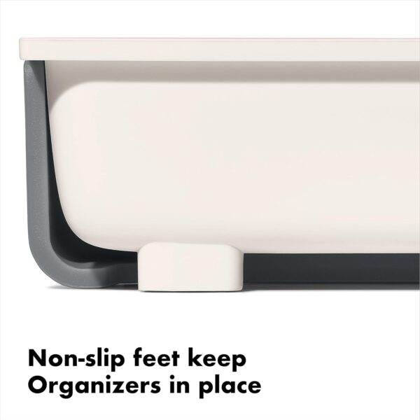 OXO Good Grips Kitchen Drawer, Expandable Long Tool Organizer, White - Image 4