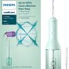 Philips Sonicare Cordless Power Flosser 3000, Water Flosser with Innovative Quad Stream Technology, Oral Irrigator with 2 Flossing Modes and 3 Intensity Levels, Ergonomic Design, Mint, HX3826/24