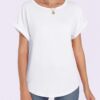 ANRABESS Womens Oversized Tops Summer Short Sleeve T Shirts Basic Solid Boxy Tee Casual Workout Going Out Outfits 2025 Spring - Image 2