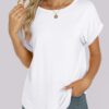 ANRABESS Womens Oversized Tops Summer Short Sleeve T Shirts Basic Solid Boxy Tee Casual Workout Going Out Outfits 2025 Spring - Image 3