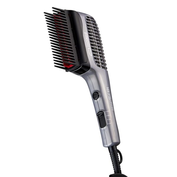 RED by KISS 1875 Ceramic Ionic Hair Styler with Detangler Pik, Professional Quick Blow Dry Comb, 4 Heat/Speed Settings, Cool Shot Button, Ideal for Curling & Straightening - Image 3