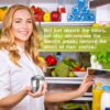 Refrigerator Deodorizer,Lasts for 10 Years,Refrigerator Odor Eliminator,Fridge Deodorizer,More Effective Than Baking Soda Bamboo Air Purifying Bags - Image 2