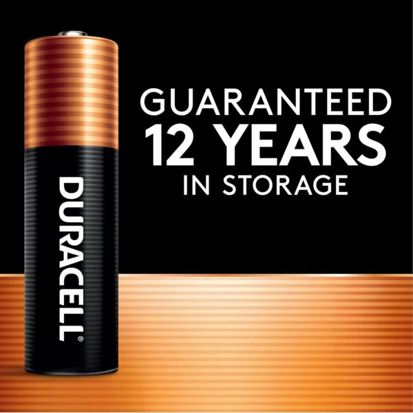 Duracell Coppertop AA Batteries with Power Boost Ingredients, 20 Count Pack Double A Battery with Long-lasting Power, Alkaline AA Battery for Household and Office Devices - Image 5