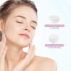 COSLUS Facial Cleansing Brush Silicone Face Scrubber: 2 in1 FBS-D Electric Exfoliating Rotating Massage Device Waterproof Deep Cleaning Exfoliation Spa Machine - Electronic Skin Care Wash System - Image 3