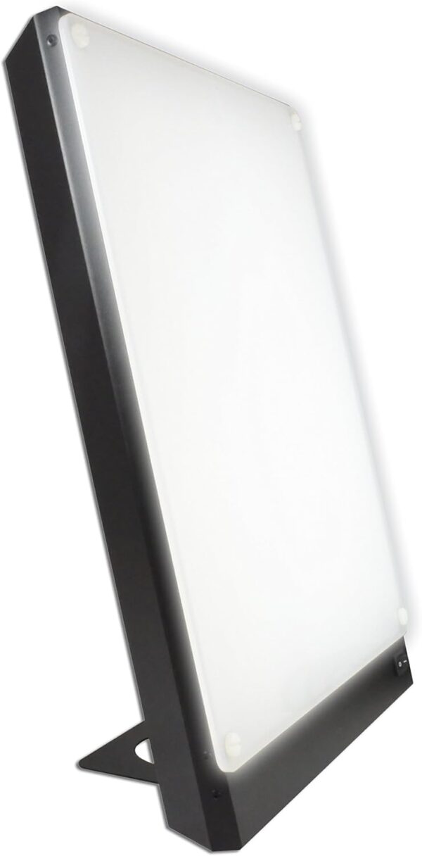 Northern Light Technologies Boxelite - 10000 Lux Light Therapy Lamp - Full Spectrum Lightbox Therapy Light for Natural Mood and Energy Enhancement, Sunlight Desk Lamp, Black