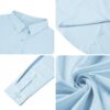 Ruisin Super Soft Wrinkle Free Button Down Shirts for Women Solid Long Sleeve Striped Formal Work Dress Blouses Tops - Image 4