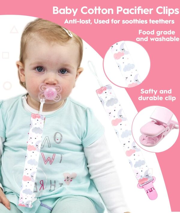 Baby Healthcare and Grooming Kit, Safety Newborn Nursery Baby Care Kit, with Hair Brush Comb, Nail Clipper, Thermometer, Pacifier Clip, Baby Registry Search, Newborn Essentials Girls Boys (Pink) - Image 5