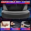 Sweetcrispy Computer Gaming Desk Chair - Ergonomic PU Leather with Comfy Lumbar Support, Height Adjustable Rolling Desk with Flip-up Armrests, for Home and Office - Image 5