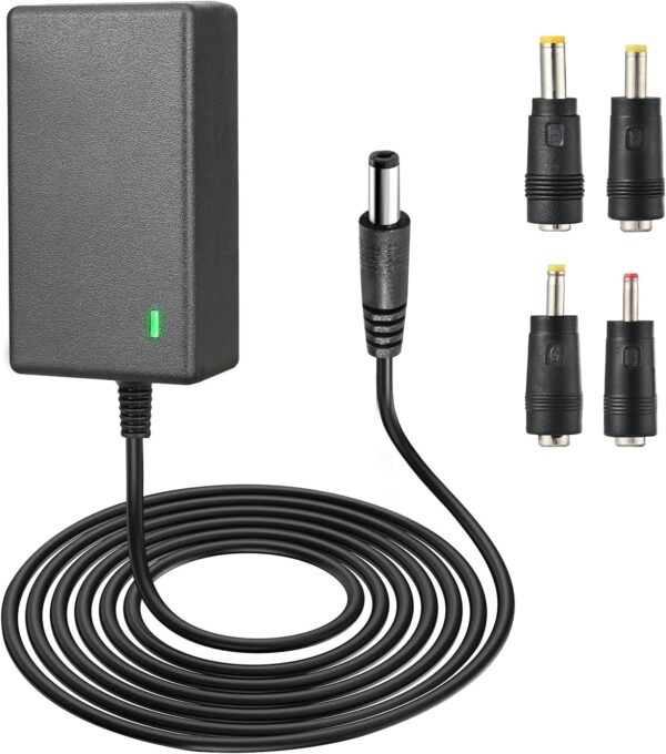 12v Massage Gun Charger 12v ~ 12.6v 1.0A Charger for 12.6v (Universal 12V) Massage Gun Power Cord Switch Power Supply