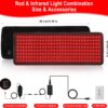 Red Light Therapy Pad Wearable 660nm & 850nm Infrared Light Therapy Mat Devices 31.5" x 11.8" Large Wrap Belt for Body Back Shoulders Waist Joint Muscle Pain Relief - Image 5