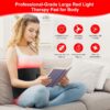 Red Light Therapy Pad Wearable 660nm & 850nm Infrared Light Therapy Mat Devices 31.5" x 11.8" Large Wrap Belt for Body Back Shoulders Waist Joint Muscle Pain Relief - Image 6