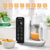 Baby Food Maker, Baby Food Processor with Automatic Cooking & Grinding, Food Steamer Puree Blender with Self-Cleaning Function, BPA Free (White) - Image 6
