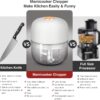 Electric Garlic Chopper, Mini Portable Veggie Chopper, 250ML Garlic Grinder Masher Onion Chopper, Blender to Vegetable, Wireless Food Processor for Ginger, Chili, Fruit, Meat, etc - Image 6