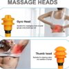Massage Gun Attachments for Hypervolt Go, 12PCS Replaceable Massager Heads to Meet Different Needs for Deep Tissue Percussion Relief, Upgraded Massage Head Plug-n-Play Accessories Easy to Use - Image 2
